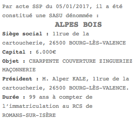alpes bois